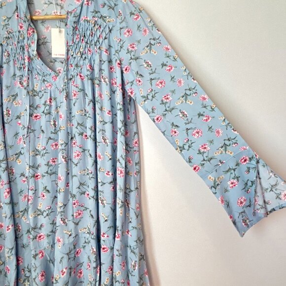 Renamed Dainty Floral Boho Tunic or Mini Dress Size Medium Country NEW NWT* H75 - Picture 7 of 16